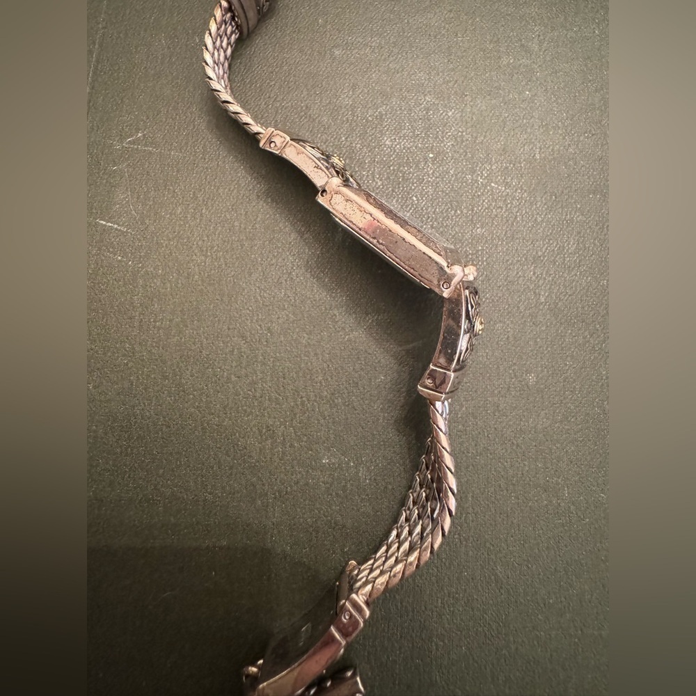 Brighton Monroe 1990s Watch: Two-Tone Celtic Heart Toggle Bracelet Watch - Picture 9 of 14